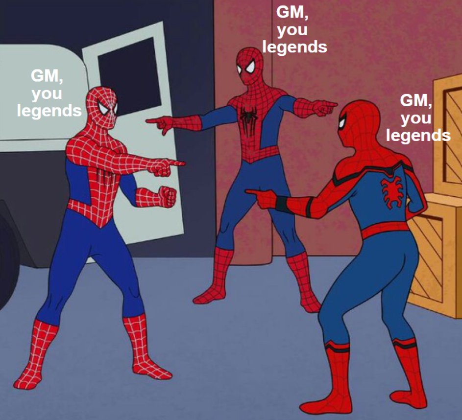 gm legend. May the alpha be with you. 🦹