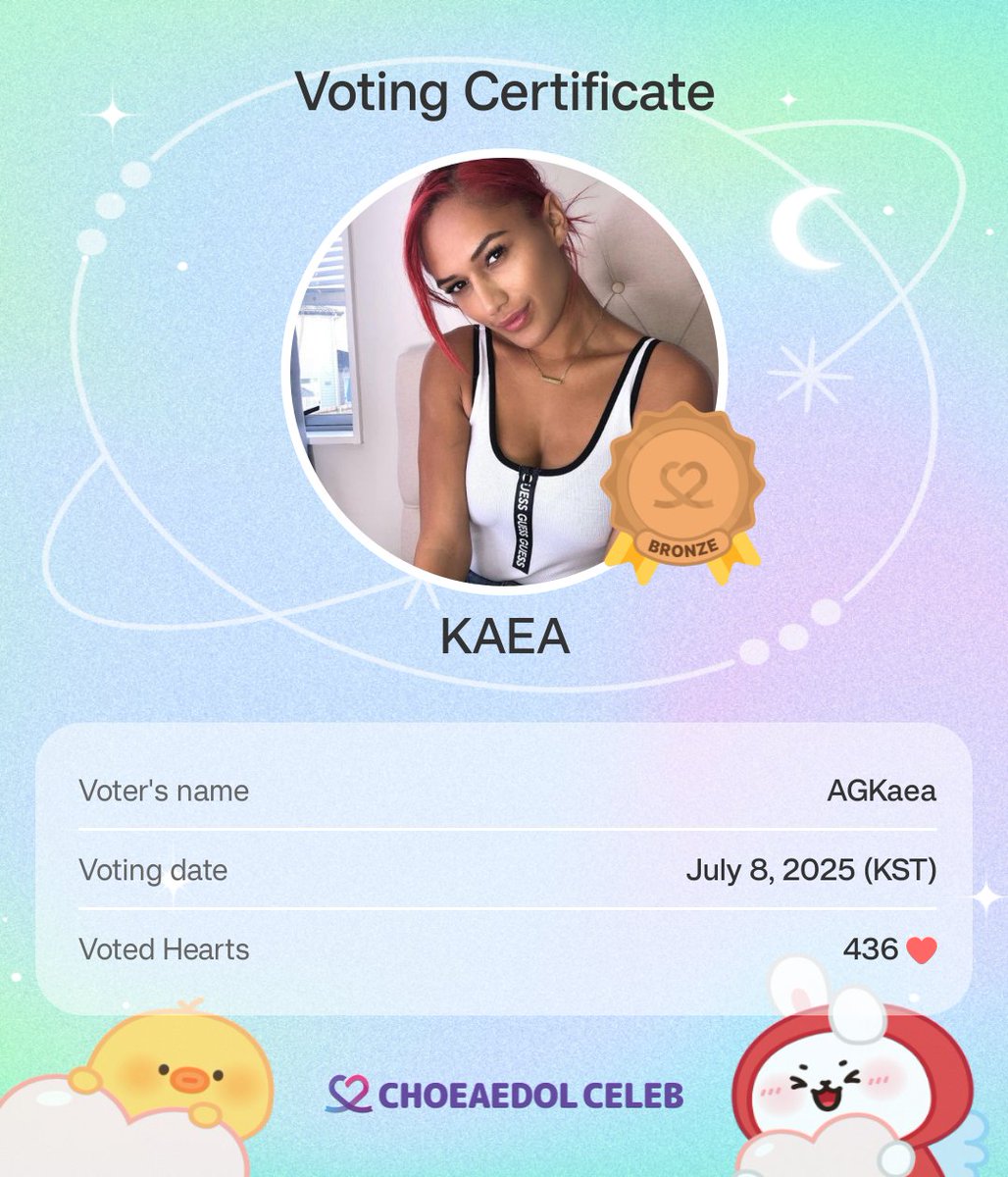 AV10VCSG's tweet photo. Lets Go AG ANGELS, whatever the price is this for 😂
Voting completed today💝
Let's CHOEAEDOL together!
#CHOEAEDOL #KAEA #VotingProof
https://t.co/cfUpNiJHoq https://t.co/Grj1Cdi53B