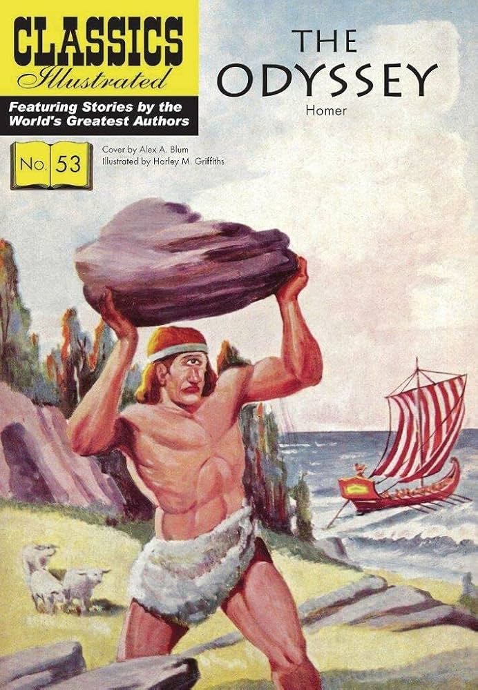 Guy S. Ricketts 🌸 (@guyricketts) on Twitter photo The Odyssey is an ancient epic Greek poem by Homer, which tells of Odysseus (or Ulysses) and his adventurous return home after the Trojan War.
This epic 'road trip' contains adventure and fantasy as he encounters gods and mythical creatures.
#FairyTaleTuesday <a href="/FairyTale_Tues/">#FairyTaleTuesday</a> The Odyssey is an ancient epic Greek poem by Homer, which tells of Odysseus (or Ulysses) and his adventurous return home after the Trojan War.
This epic 'road trip' contains adventure and fantasy as he encounters gods and mythical creatures.
#FairyTaleTuesday <a href="/FairyTale_Tues/">#FairyTaleTuesday</a>