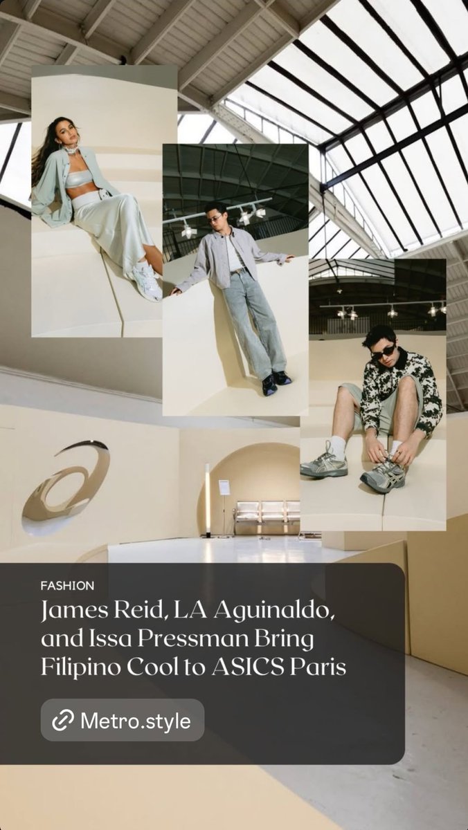 REIDersOfficial's tweet image. #ASICSSportStyle
#ASICSParisFashionWeek ▪︎ #PFW25

James Reid • #JamesReid • @tellemjaye • #IssaPressman 

©️metrodotstyle / asics_sportstyle_ph