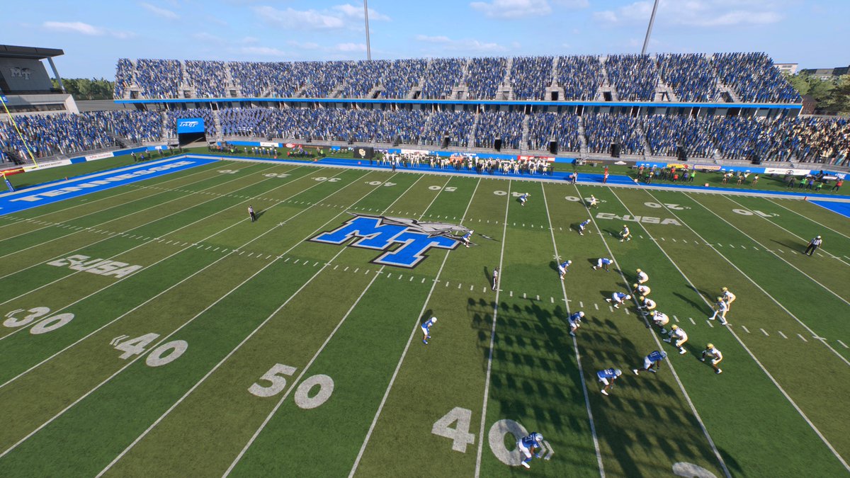 New <a href="/MT_FB/">Middle Tennessee Football</a> turf is in the game! #bluenited #MTSU