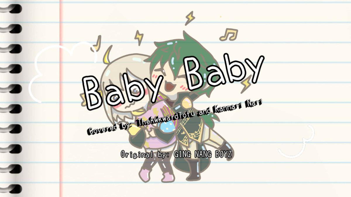 [NEW COVER]

B E B I  B E B I

A cute cover of GING NANG BOYZ's "Baby Baby"
🎤: <a href="/KannariNari/">⚡Kannari Nari . 神成 なり⚡ Wyvern Hybrid Vtuber</a> 
🎨: <a href="/CoolerlessMori/">Mori's the Procrastinator</a> 

youtube.com/watch?v=uBTBh_…

#VtuberEN #PHVtuber #VtuberCovers