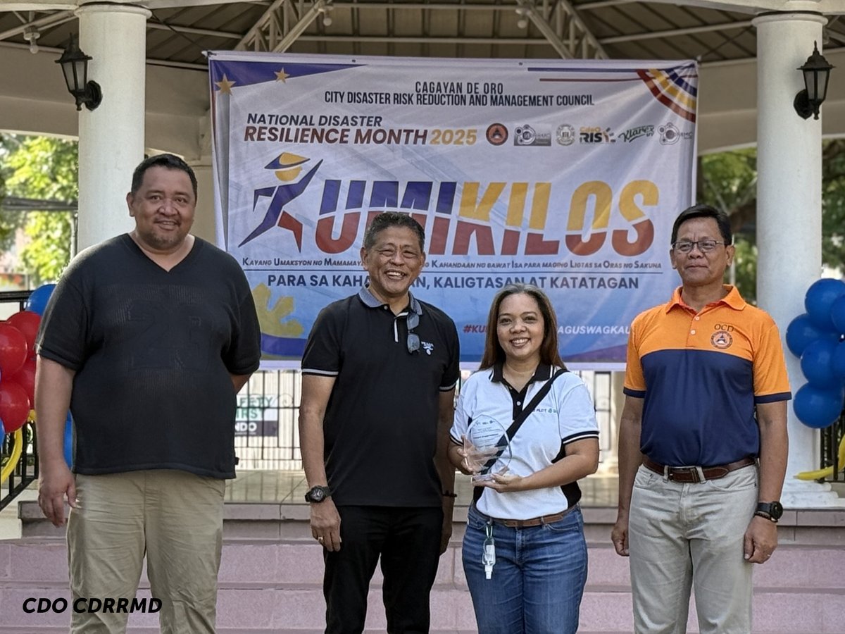 SmartNewsroom's tweet image. The Cagayan de Oro City Disaster Risk Reduction and Management Department has recognized @LiveSmart for its contributions to disaster preparedness and community resilience. Read more: bit.ly/44s2tuN
#SafeandSmart