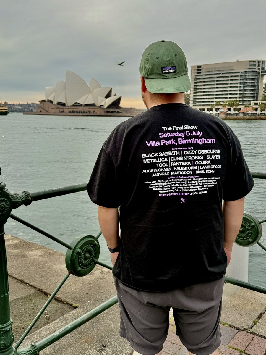 From Aston to the world 🇦🇺 

Black Sabbath Forever 💜

#blacksabbath #sydney