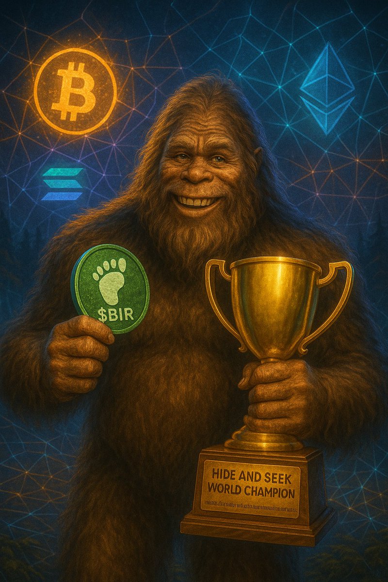 Bigfoot1296813's tweet photo. So proud...
https://t.co/45moN6s6wk
https://t.co/E4p3cSV1tY
#BIR, #BigfootIsReal, #Solana, #MemeCoin,
#Crypto, #Web3, #CryptidCoin, #BuyTheFootprint, #BeliefBasedEconomy https://t.co/KaI2Cpijbi