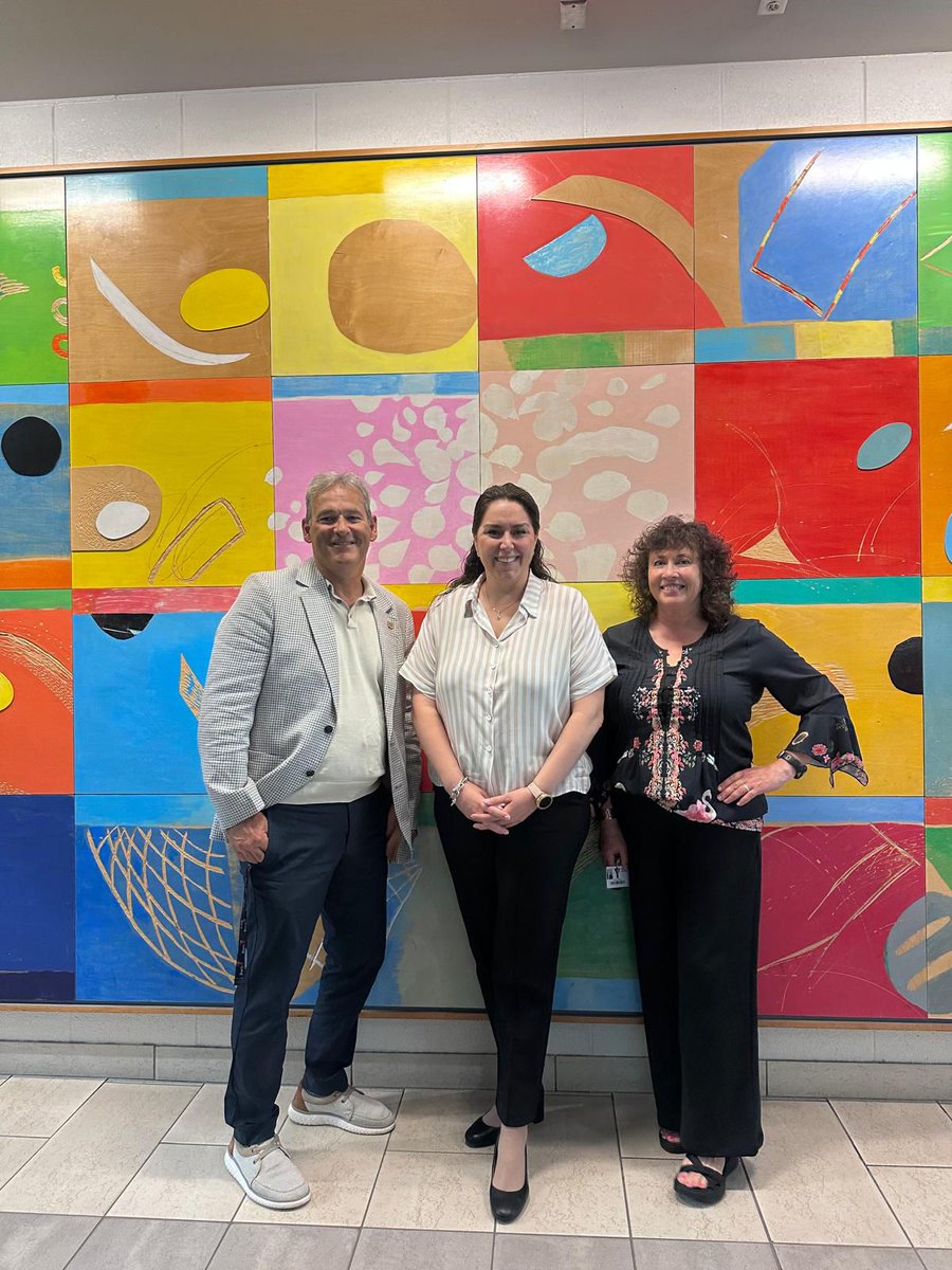 Great to be at Oakville YMCA with President &amp; CEO Kyle Barber and Vice President Cathyann White today! 

The whole YMCA team is doing a great job; delivering positive change across our town. They are also proud participants in this years Federal Summer Jobs Program.

#SummerJobs