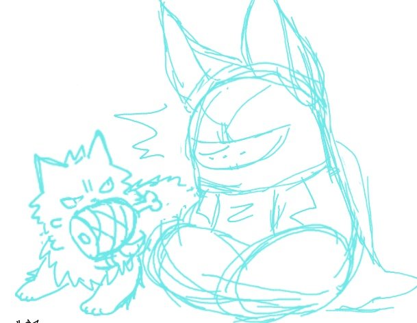 suna_no_hito's tweet image. ■昨日の絵チャにふらっとお邪魔させて頂いて描いたものです。

うにぃ♡な珊瑚
笹にぶら下がるとにかく元気な泥ん子
非常食くんを捕まえたことを砂嵐に見せ付ける野良猫ちゃん