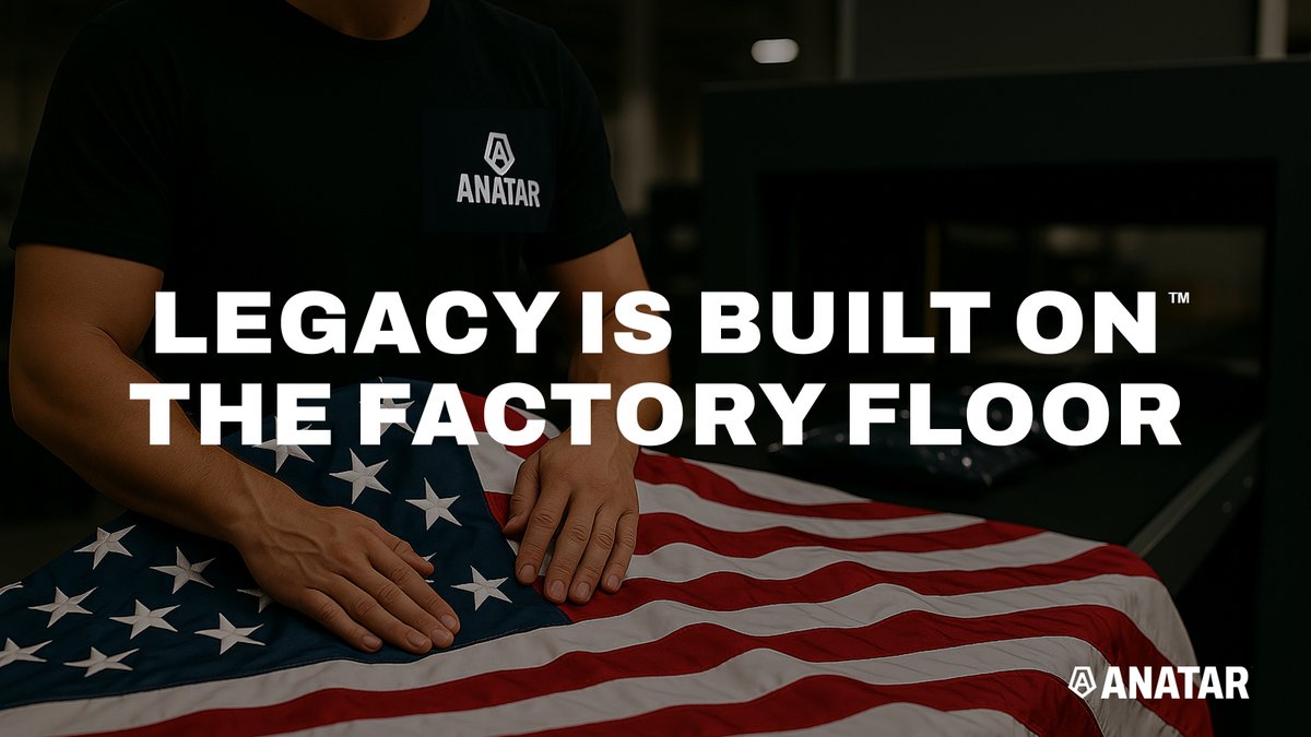 AnatarHQ's tweet image. Building America's manufacturing legacy, one stitch at a time.