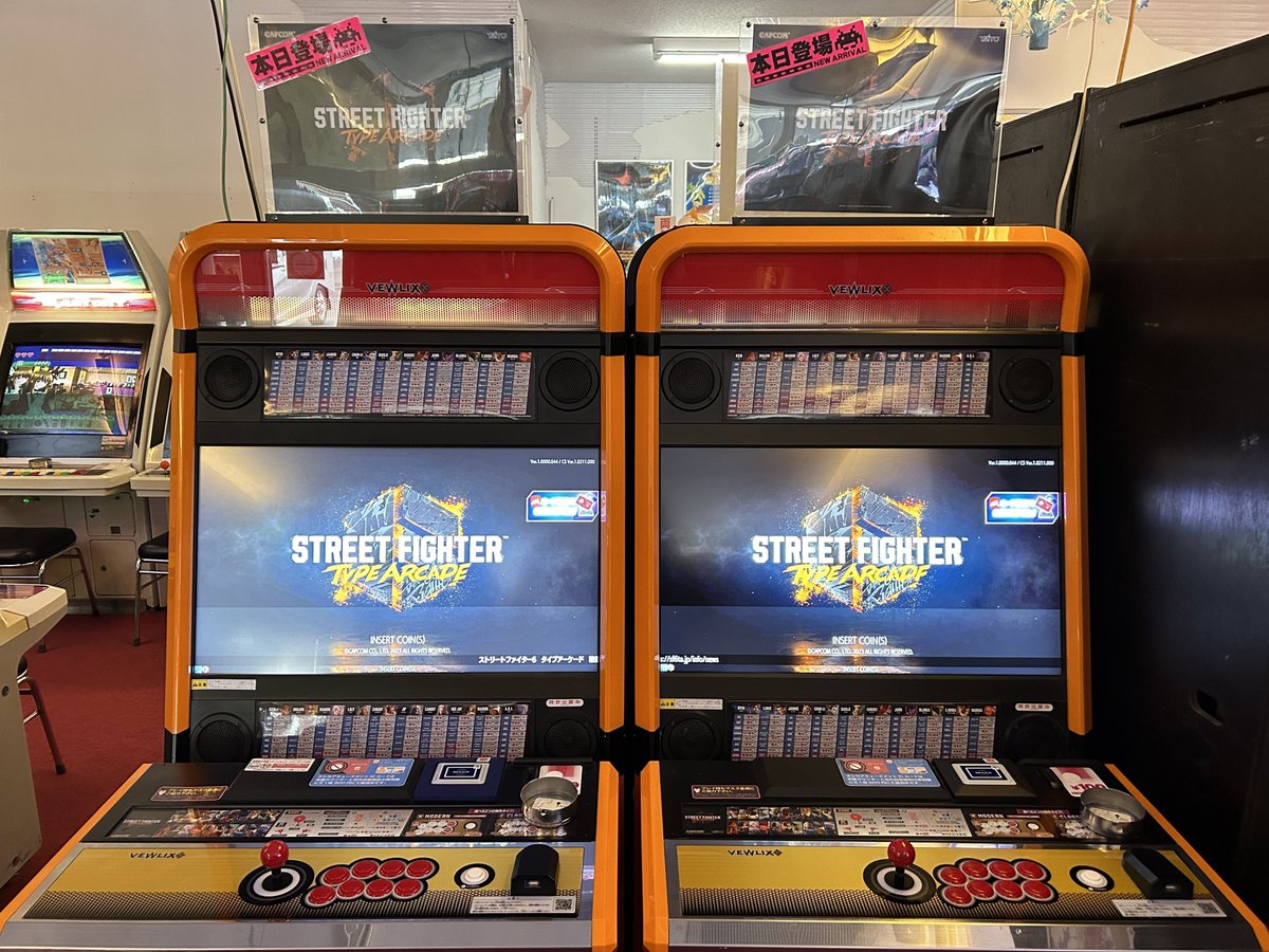 ＜ストリートファイター6 タイプアーケド＞
本日のアップデート(Ver.1.08）内容。
・新キャラクター「エレナ」の追加
・新ステージ「レニアラ遺跡」の追加
・家庭用版1.10準拠のゲームバトル調整を適用
となりますので、お楽しみください。
#新潟 #長岡市 #スト６