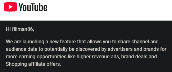 fillman86's tweet image. yeah @YouTube sure, but we all know you'll use it to pay less in most instances