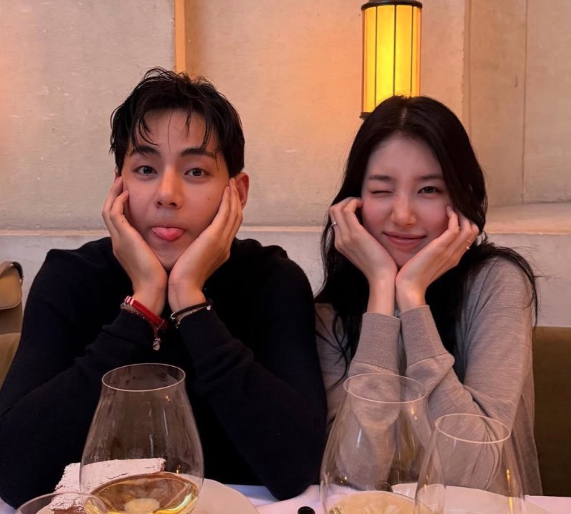 amo cuando mis actrices fav suben fotos con los tannies 😭😭😭😭😭💖 te rezo siempre, suzy