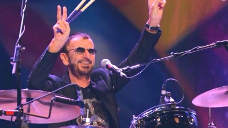 a beatle is turning 85 today, he's right now on tour &amp; just this year, released a brand new #1 album...yes, this is real life.

happy birthday <a href="/ringostarrmusic/">#RingoStarr</a>! 🥳
[✨💕🥁🎶🍏🕊️♥️🫶🏻💙🎂✨] 
thank you for the lifetime of music, the laughs, and a clear message of...
peace &amp; love!✌🏻
