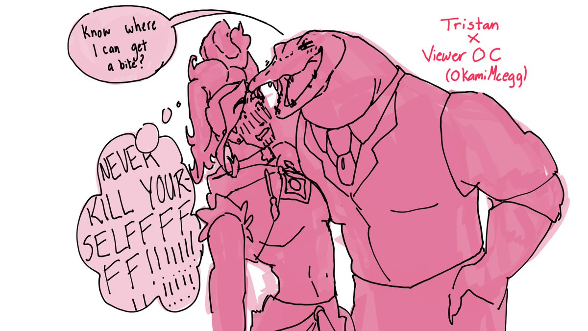 ActuallyRea's tweet image. Spun a wheel of names on stream to determine what crack ships to draw and it was fucking awesome