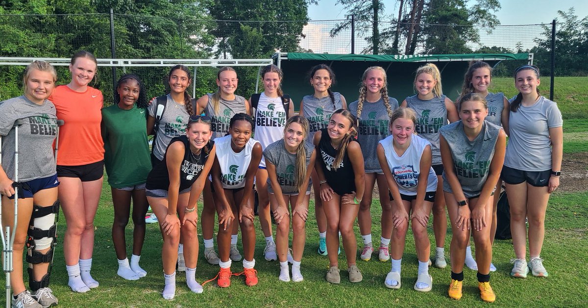 High school season starts now — time to grind, grow, and get after it! First day of practice and the squad is locked in!