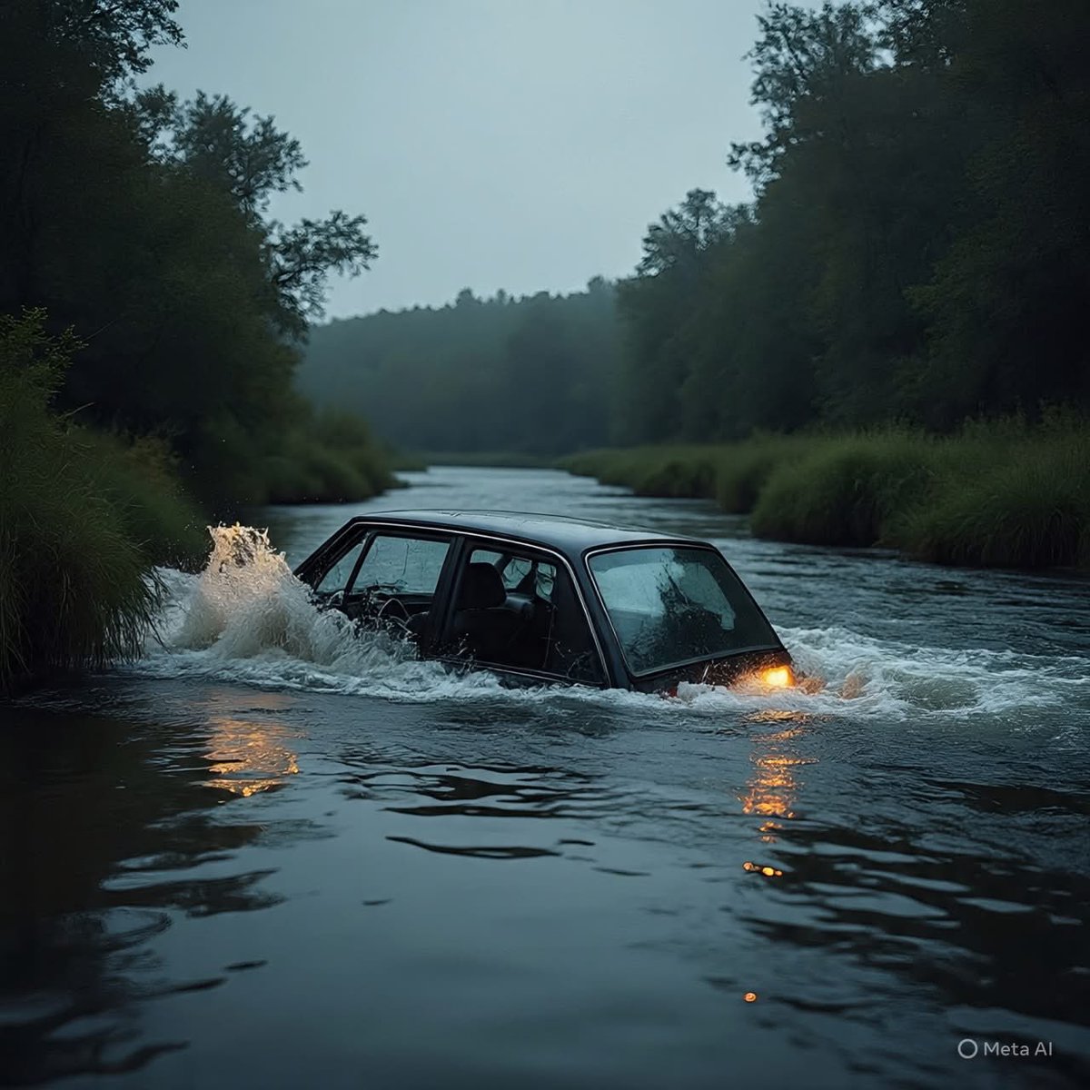 La mayoría de las personas que se ahogan en autos sumergidos nunca supieron qué hacer.

Si tu auto alguna vez queda bajo el agua, no te asustes y recuerda estos pasos:

🔴 No pierdas tiempo intentando abrir las puertas.
La presión del agua hace que sea casi imposible empujarlas