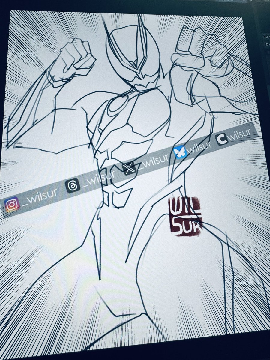 _wilsur's tweet image. Once I saw the photos of Kamen Rider Zeztz, I simply had to sketch something out… art incoming✨
.
#仮面ライダーゼッツ
#KamenRider  #KamenRiderZeztz
#イラスト