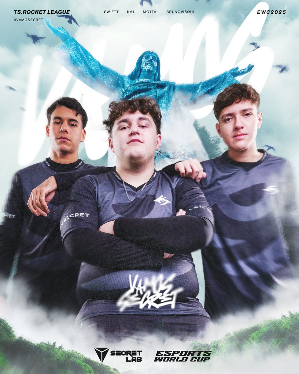 We're taking Brazil to the Esports World Cup 🇧🇷

August 14th, mark the date.

#VamoSecret #EWC2025