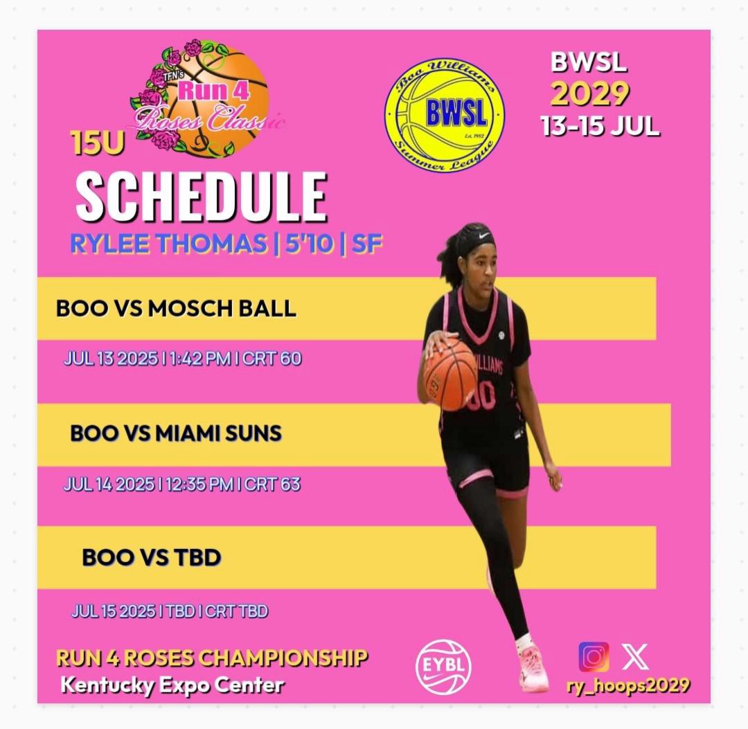 Come check us out at <a href="/TFNsRun4Roses/">TFN's Run 4 Roses</a> 
<a href="/BWSL2029EYBL/">Boo Williams 2029 JR EYBL 💙💛</a>