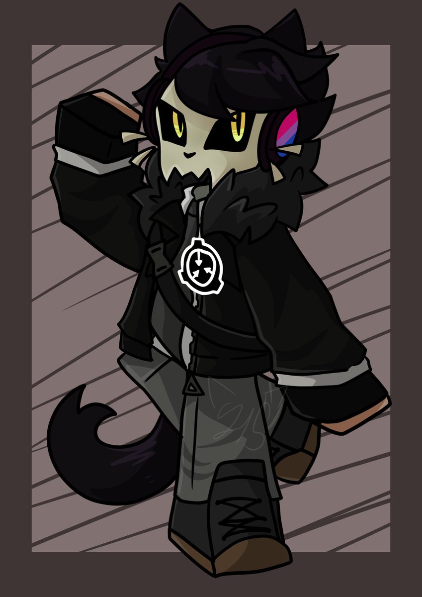 HellScylla's tweet image. Little drawings for @Amboi0803 : D

#robloxstyle #robloxart #oc