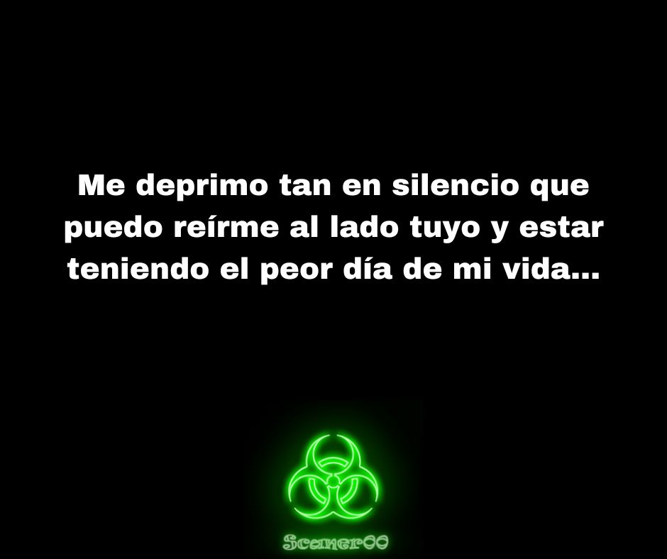 Scaner00's tweet photo. Me deprimo tan en silencio que puedo reírme al lado tuyo y estar teniendo el peor día de mi vida… https://t.co/wphCphF1tV