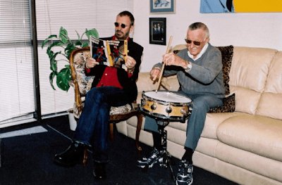 TheRealStanLee's tweet image. Happy 85th birthday to the one and only Ringo Starr 🥁 @ringostarrmusic
#StanLee #StanLeeUniverse #StanLeePresents #KartoonStudios #TOON #Marvel #MarvelComics #MarvelMovies #Excelsior #NuffSaid #TheBeatles #RingoStarr