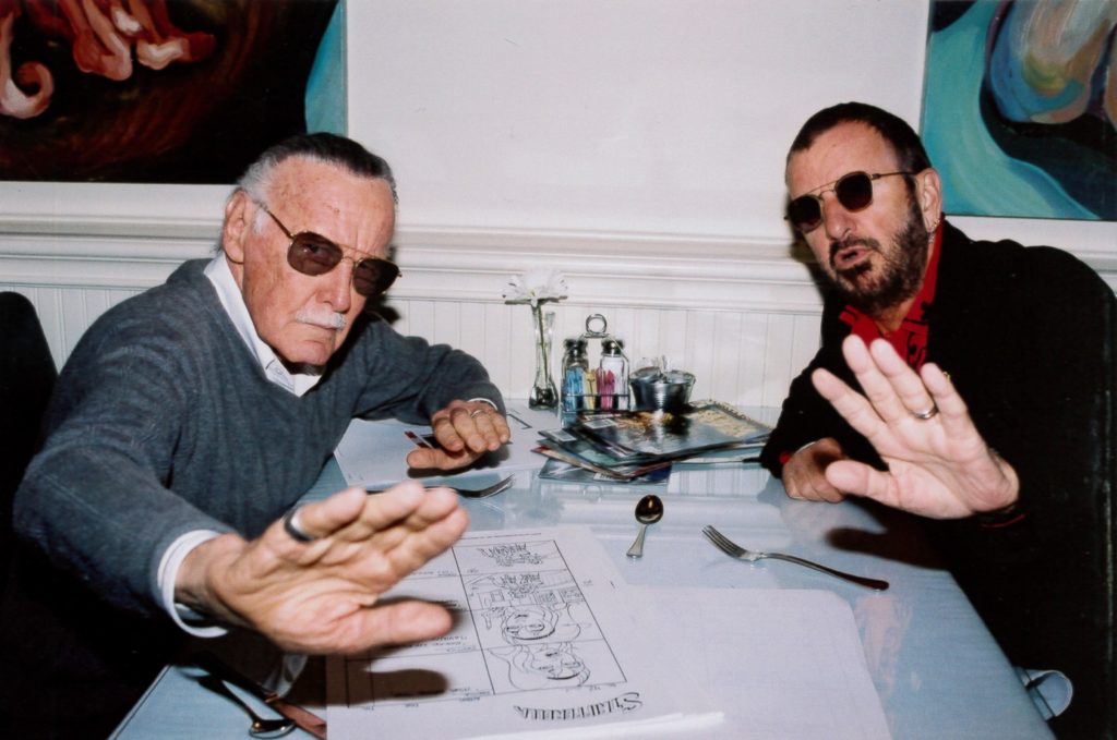 TheRealStanLee's tweet image. Happy 85th birthday to the one and only Ringo Starr 🥁 @ringostarrmusic
#StanLee #StanLeeUniverse #StanLeePresents #KartoonStudios #TOON #Marvel #MarvelComics #MarvelMovies #Excelsior #NuffSaid #TheBeatles #RingoStarr