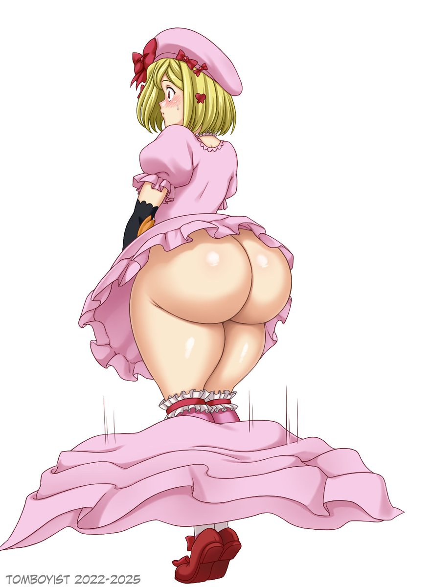 Lambda from Umineko gets her ass exposed :3