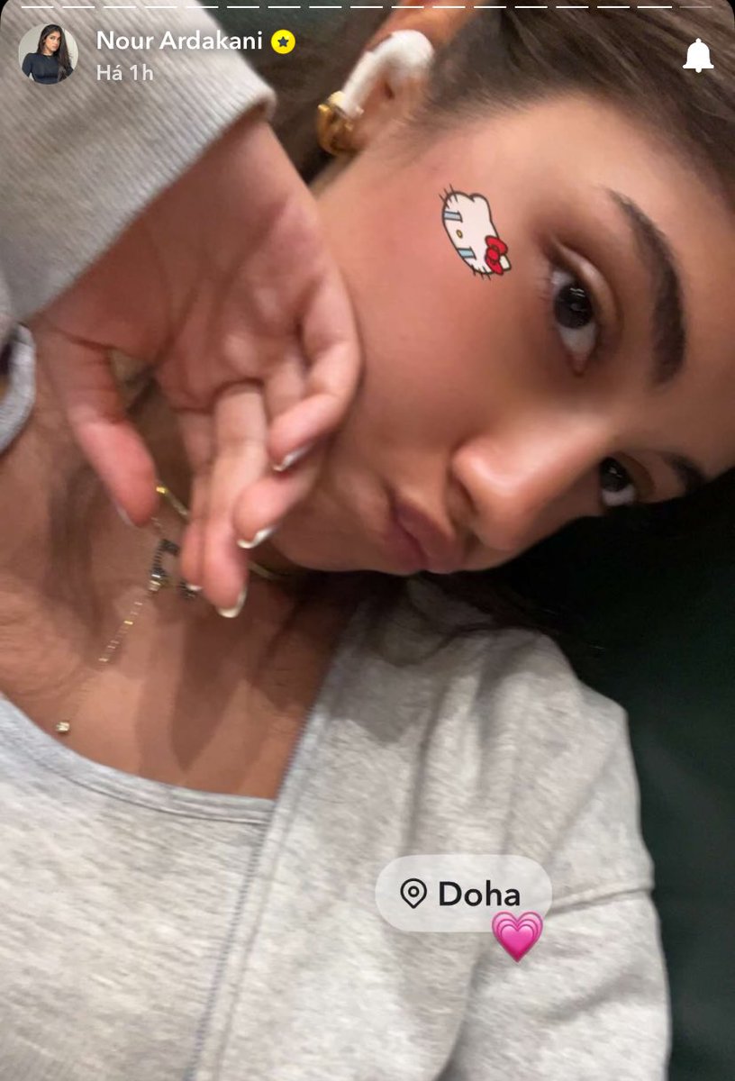 Nour fez conexão em Doha, no Catar! 🇶🇦