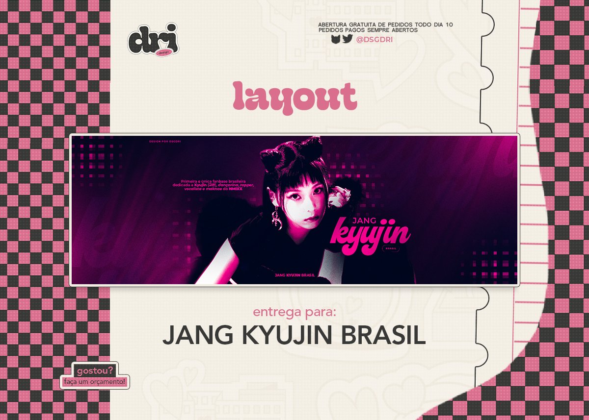 • Entrega para <a href="/JangKyujinBR/">Kyujin Brasil 🐱</a> 

Obrigada pela preferência! ♡