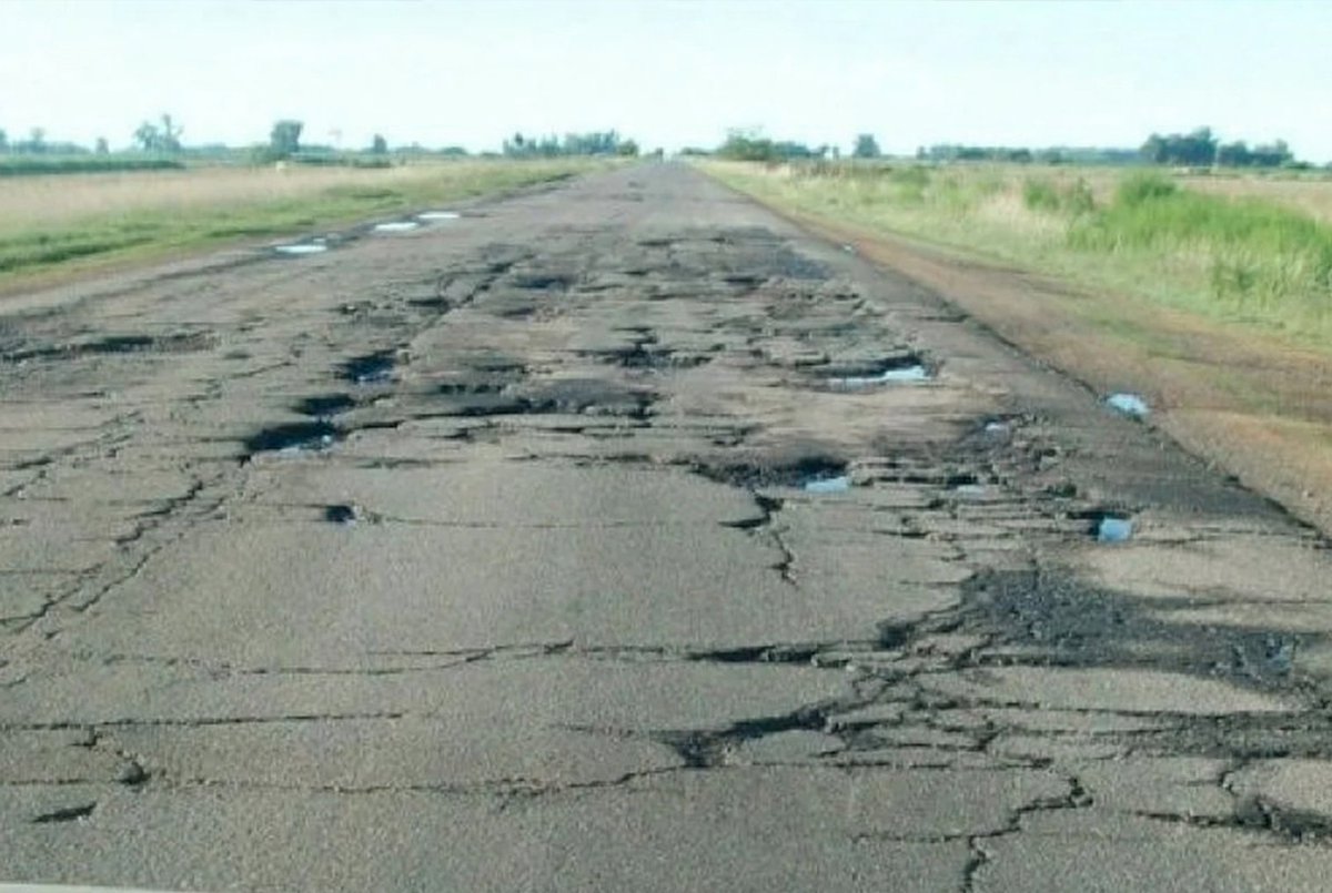 Rutas hace 12 años con Vialidad Nacional / Rutas hace 1 año y medio con Vialidad Nacional