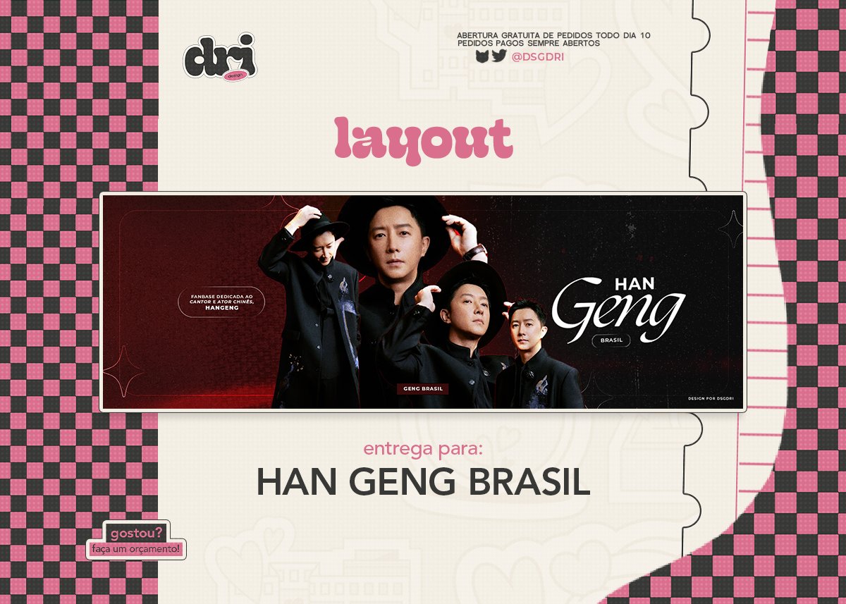 • Entrega para <a href="/GengBrasil/">HanGeng Brasil</a> 

Obrigada pela preferência! ♡