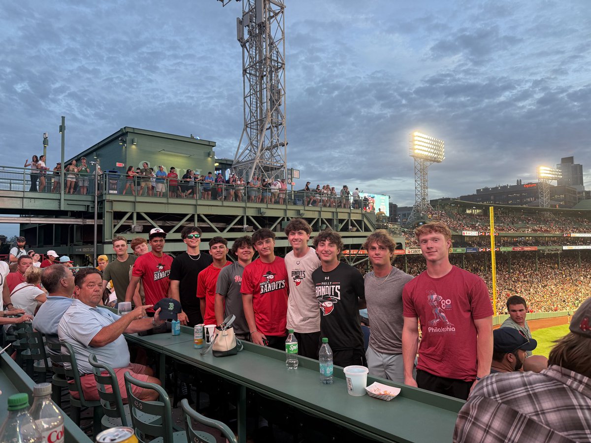Bandits having a blast at Fenway!