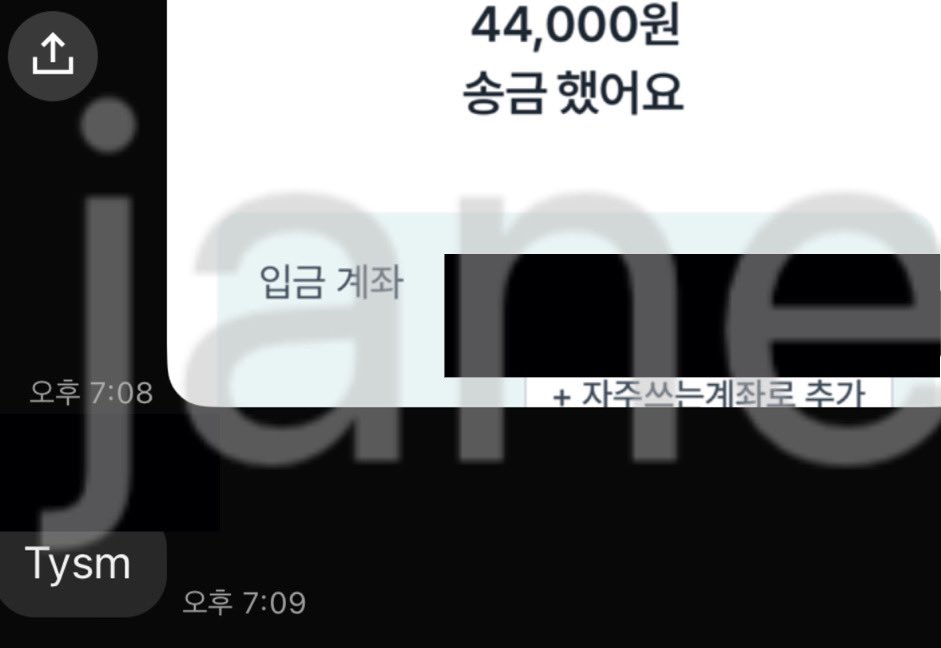 JANE korean bank transfer/proxy service tweet media