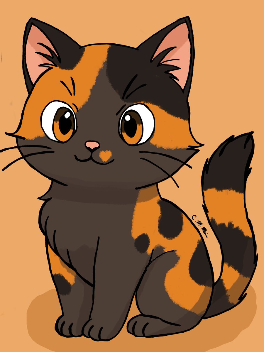 curulyfri3s's tweet image. KETTY KET 🫶💜 #noobieartist #practicepracticepractice #digitalart #digitalartnoob #cat #artistsontwitter