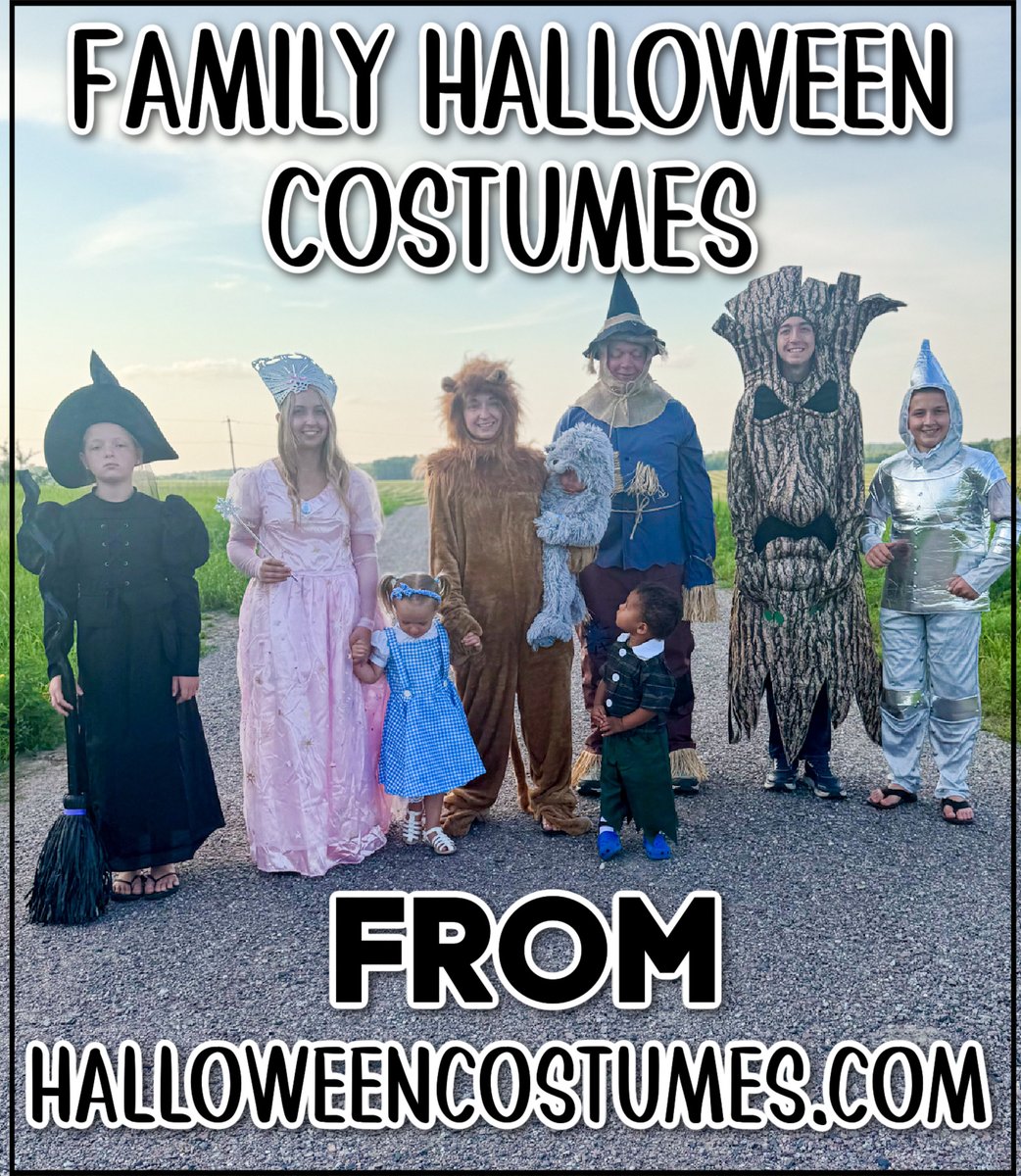 Looking for a group or family Halloween costume?  We've found some really great options over at HalloweenCostumes.com! #halloween #halloweencostumes #groupcostumes #familycostumes thriftyniftymommy.com/family-hallowe… via @ThriftyNiftyMom
