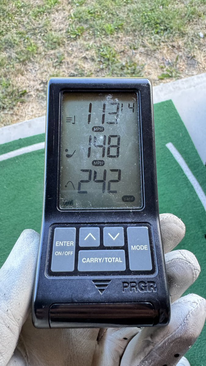 Speed is sooo back🔥 Quick 4 iron test at the range today