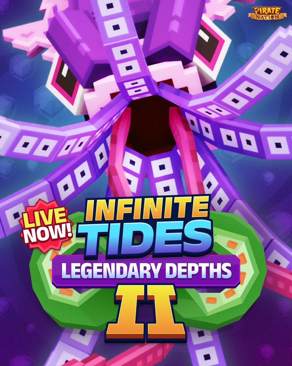 Infinite Tides Legendary Depths Season 2 is now LIVE!

Get ready for a whole new challenge with an updated scoring system that rewards your entire run – every move counts!

3.4M $PIRATE on the line and more surprises await. Learn more below 🧵