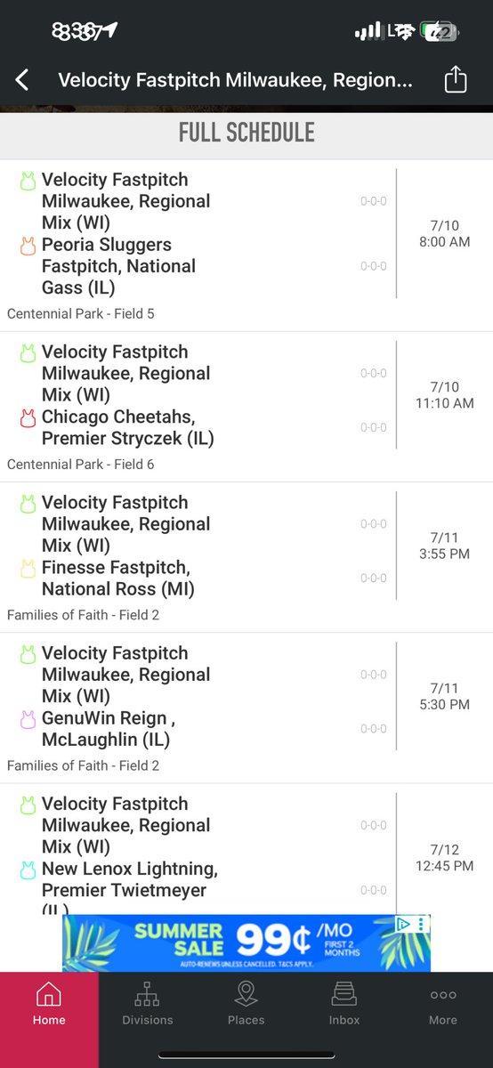 Alaina Williams (@alaina_will26) on Twitter photo Here’s my team’s schedule for the Stars and Stripes tournament in Orland Park this weekend. Cant wait to get back out there again! Here’s my team’s schedule for the Stars and Stripes tournament in Orland Park this weekend. Cant wait to get back out there again!