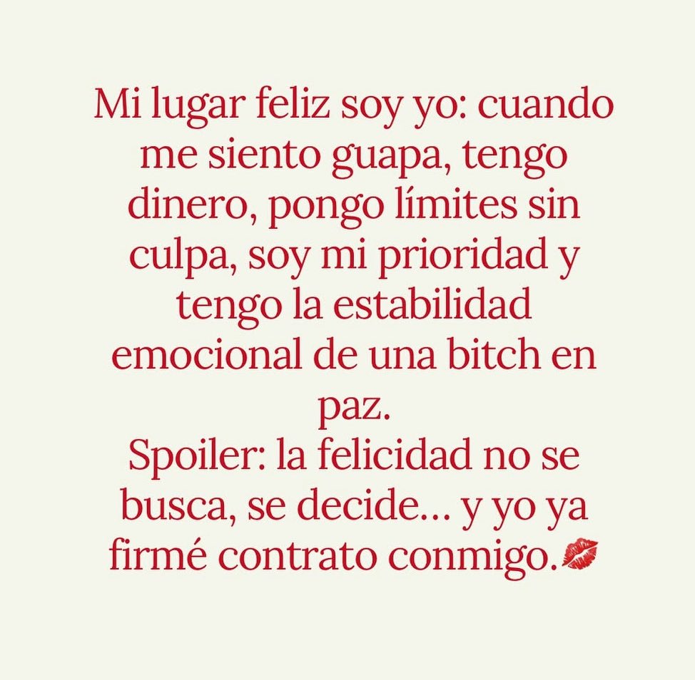 Y se siente tan bien 🥰🥰
