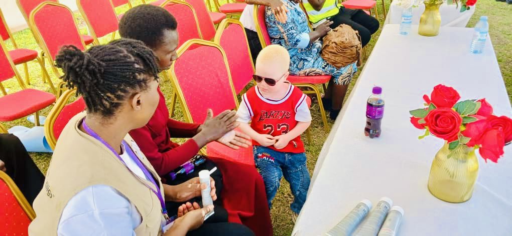 Vitiligo Association of Uganda (@vauorg) on Twitter photo By providing sunscreen and other resources, we're helping our members take control of their skin health and reducing the impact of vitiligo on their daily lives. Thanks to <a href="/SNUPA6/">Source of the Nile Union of Persons with Albinism</a> and <a href="/albinismumbrell/">Albinism Umbrella</a> for giving us sunscreen and <a href="/glenmarkpharma/">glenmark</a> for the Tacrolimus ointments. By providing sunscreen and other resources, we're helping our members take control of their skin health and reducing the impact of vitiligo on their daily lives. Thanks to <a href="/SNUPA6/">Source of the Nile Union of Persons with Albinism</a> and <a href="/albinismumbrell/">Albinism Umbrella</a> for giving us sunscreen and <a href="/glenmarkpharma/">glenmark</a> for the Tacrolimus ointments.