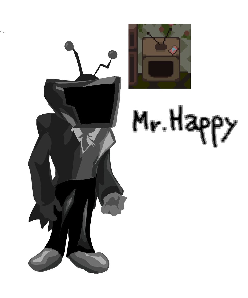 #DELTARUNE The Tv from flower Shop.