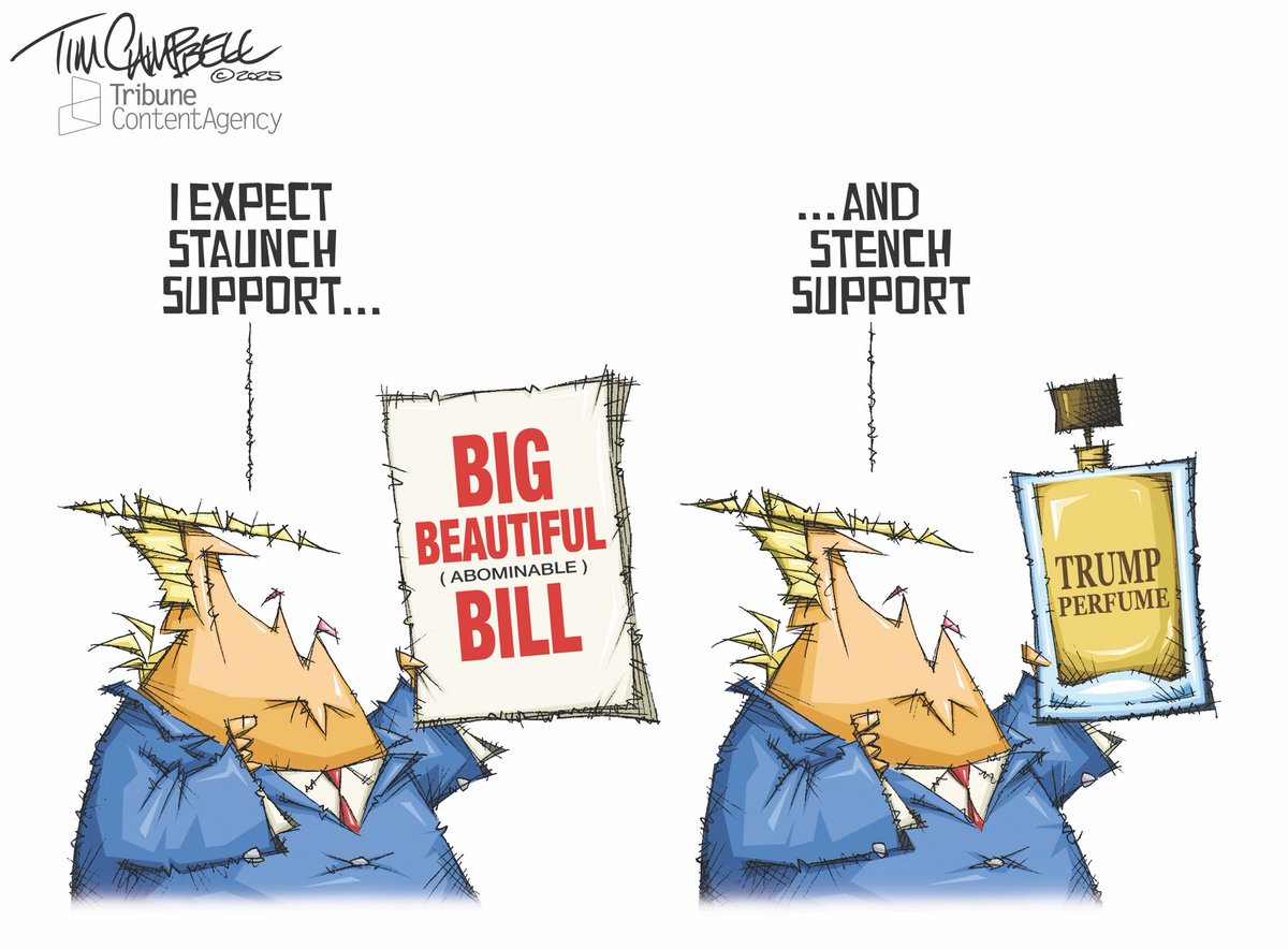 tc2oons's tweet image. Support
#Trump #BigBeautifulBill #TrumpPerfume @EandPCartoons @IndianaJournos