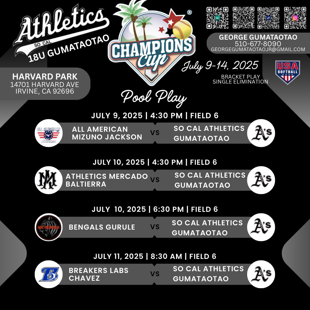 Headed to <a href="/ChampCupElite/">Champions Cup Elite</a> this week. See you there! Safe travels everyone!
🤍🖤🩶 #LionsOnly🦁 ✈️ 🚗 🥎