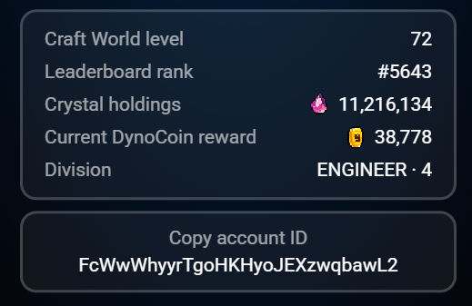 fiolitacrypto's tweet photo. i hope i can be top 5k @AngryDynomites #ProjectVoyagerDay27 https://t.co/bhhZoU3MnE