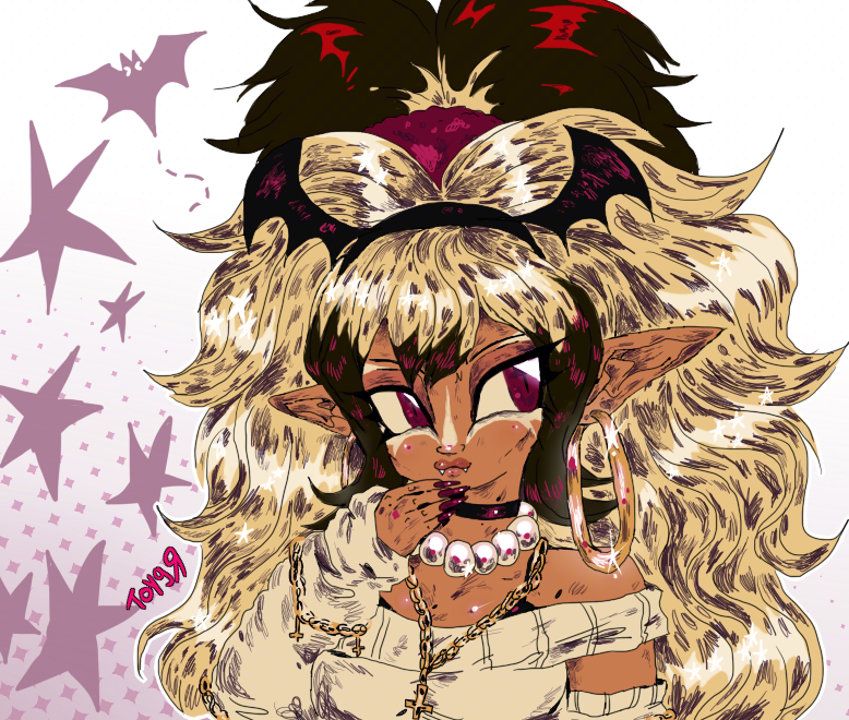 @/HotTopicBoo / @/badboodoodles's oc!