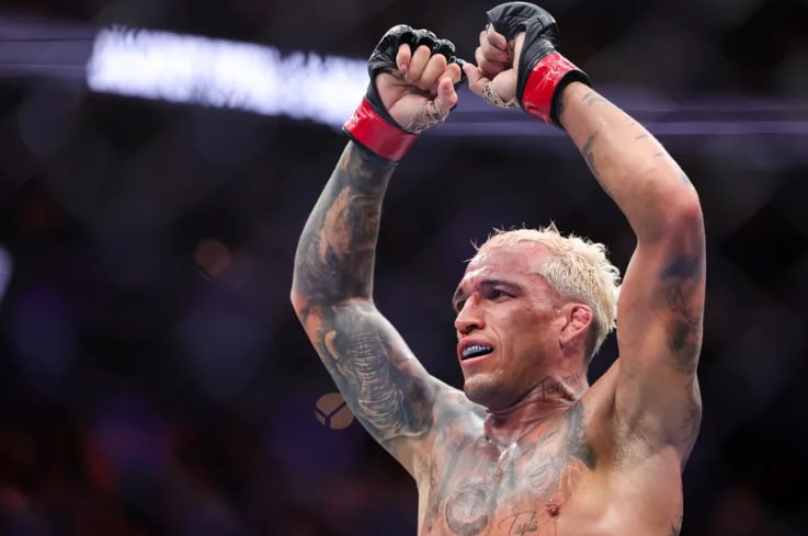 Charles Oliveira.You broke through the walls of your home with your fists. You broke the shackles of fate. Everything you have today is worthy of you.