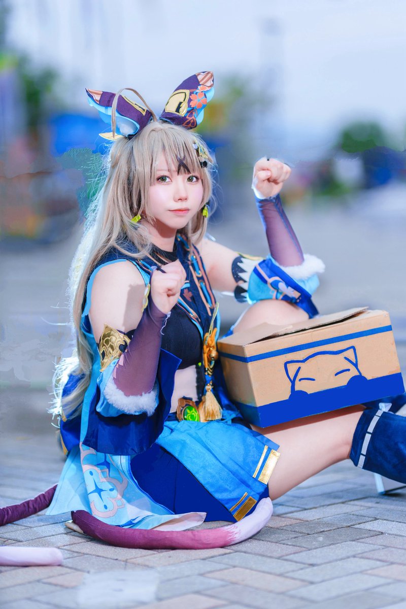 ⚠︎cosplay
原神 /綺良々🐱📦

「私が手伝ったげる！」

 #GenshinImpact  #HoYocreaters