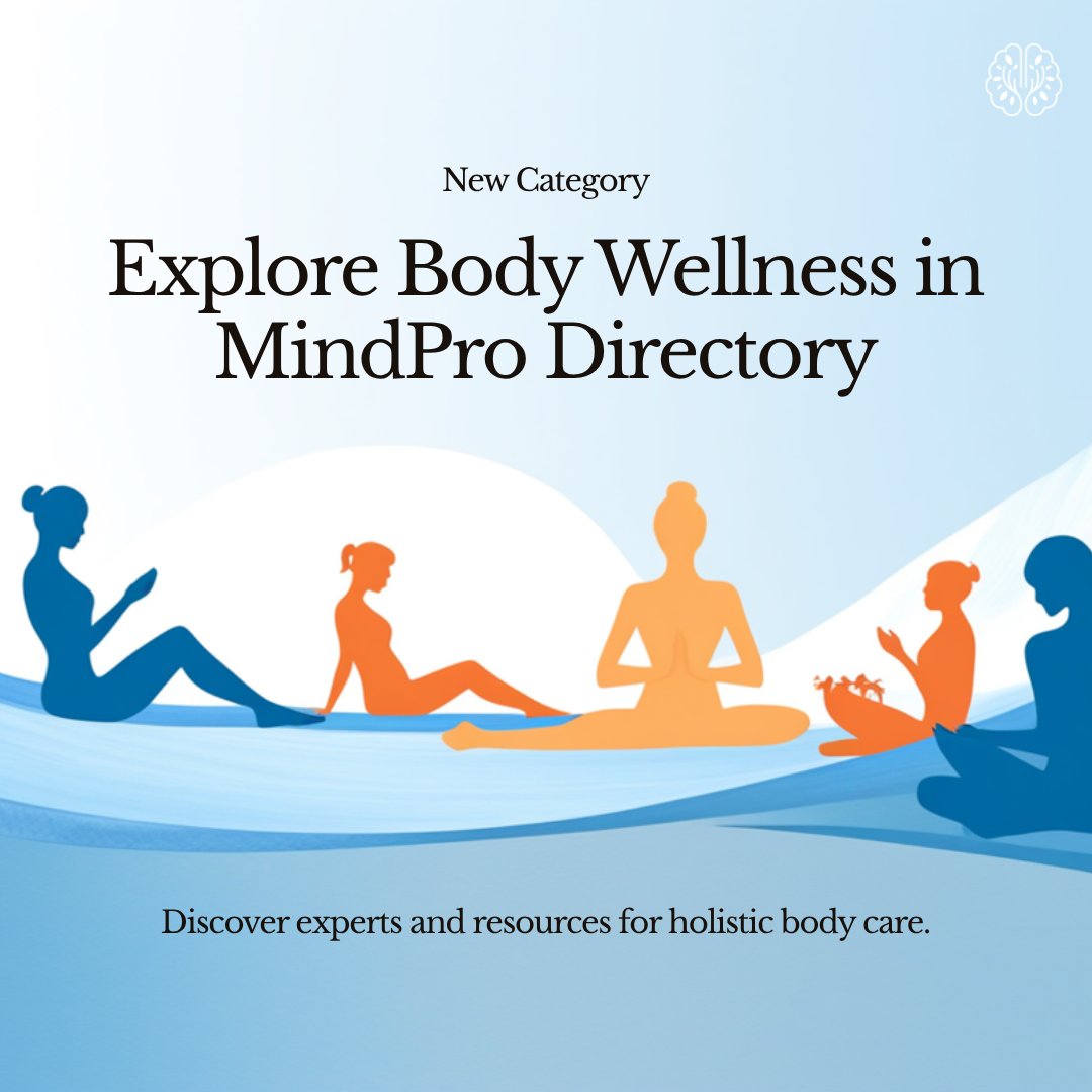MindProDirect's tweet image. 💪 Just launched: Body category on MindProDirectory 🌿

Explore:
🧘‍♀️ Somatic healing &amp;amp; bodywork
🏃‍♀️ Strength &amp;amp; movement practices
🍎 Holistic wellness &amp;amp; body connection
Feel strong. Feel safe. Feel home.
👉 mindprodirectory.com
#BodyWisdom #MindProDirectory #Embodiment #Wellness