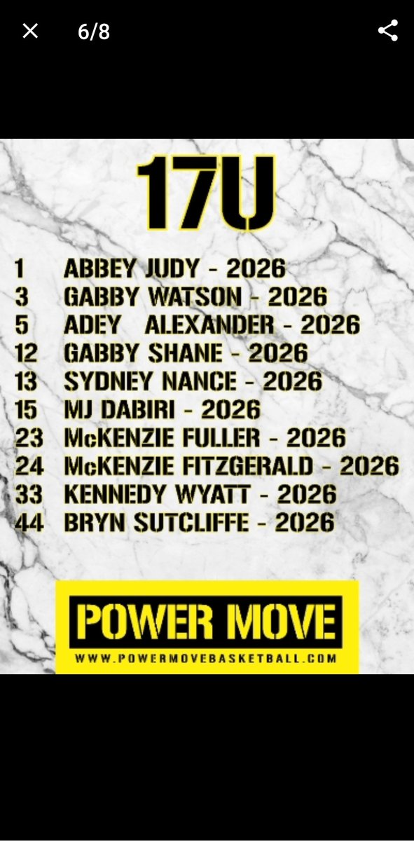 <a href="/ProspectShowcse/">Prospect_ShowcaseWBB</a> Come check out Power Move 17U in Ohio July 10 - 14.