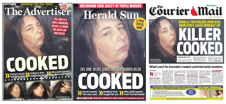 There seems to be consensus at #NewsCorpse: Erin Patterson is "COOKED".

This is what happens when Murdoch's not making a quid: production teams down to the bare minimum, headlines self-plagiarised &amp; nothing much to distinguish one tabloid from another.

Next up: AI journalists?